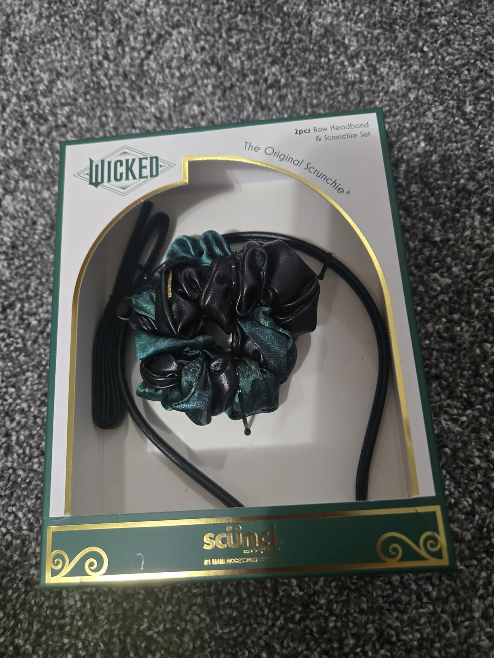scunci Wicked Black Headband And Scrunchie Nightmare Before Christmas Scrunchies